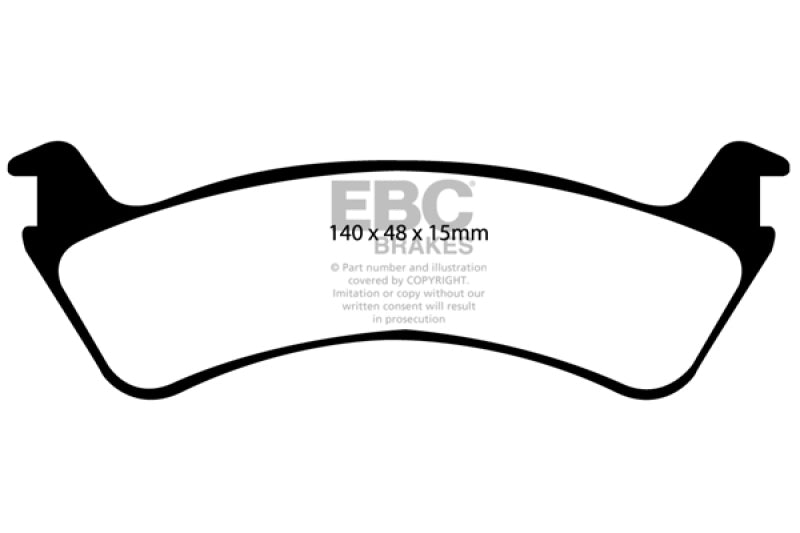 EBC YellowStuff Rear Brake Pads - DP41130R EBC