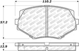 StopTech Street Disc Brake Pads - 305.06350