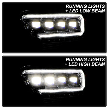 Spyder 16-20 Toyota Tacoma LED Model Only High-Power LED Headlights - Chrome PRO-YD-TT16LEDAP-C SPYDER