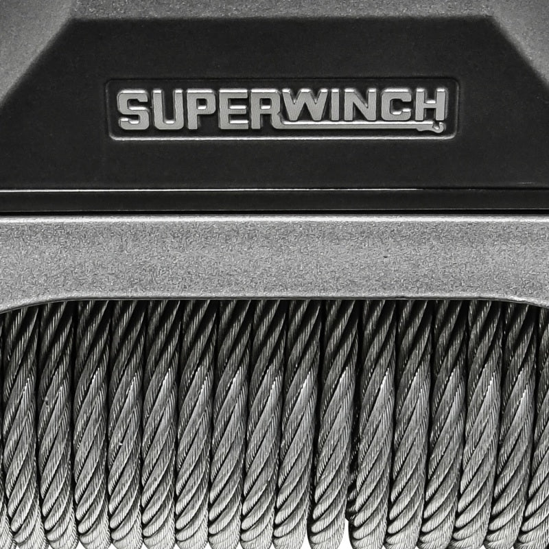Superwinch 12000 LBS 12 VDC 3/8in x 85ft Wire Rope SX 12000 Winch - Graphite Superwinch