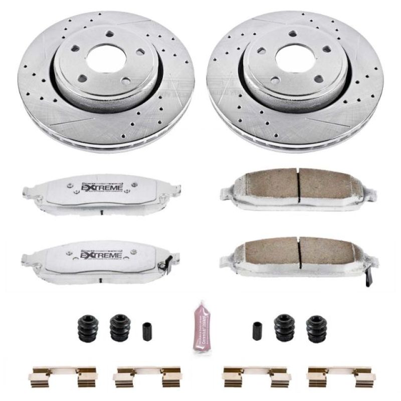 Power Stop 06-10 Jeep Commander Front Z26 Street Warrior Brake Kit PowerStop