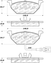 Load image into Gallery viewer, StopTech Premium Ceramic Brake Pads - 308.07681