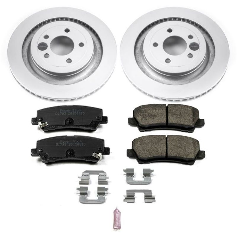 Power Stop 15-19 Ford Mustang Rear Z17 Evolution Geomet Coated Brake Kit PowerStop