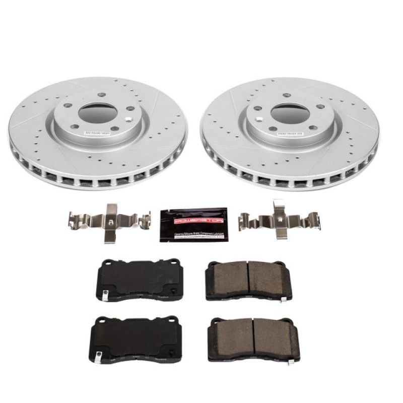 Power Stop 15-19 Chevrolet Corvette Front Z23 Evolution Sport Brake Kit PowerStop