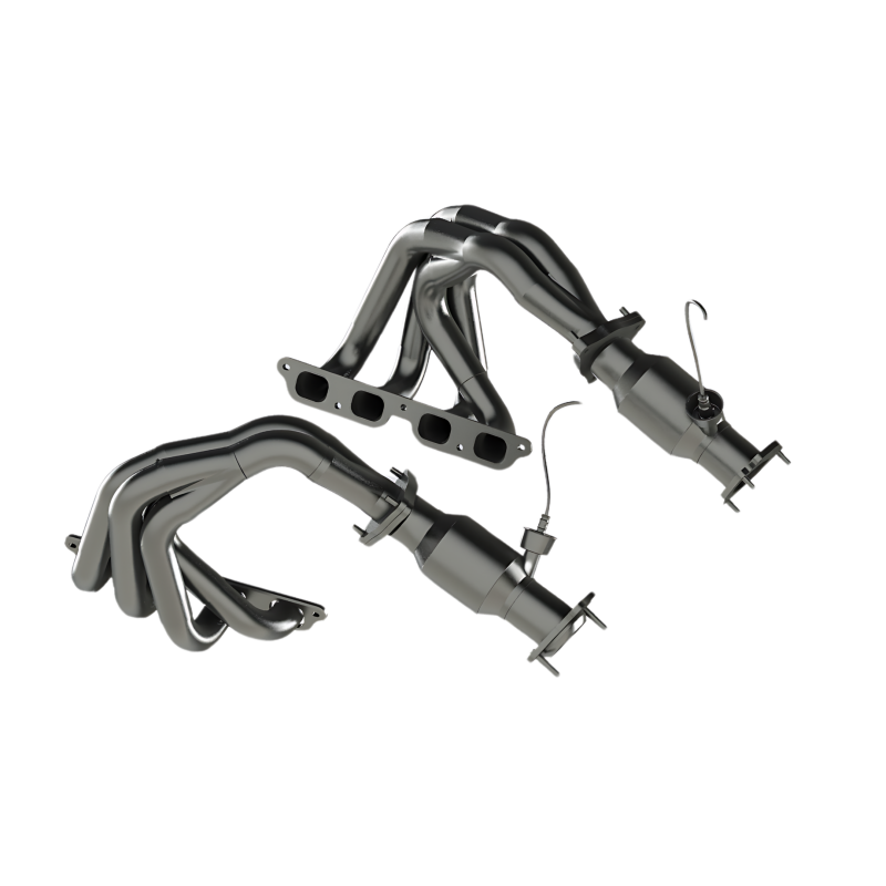 Kooks 22+ Chevrolet C8 Corvette Z06 LT6 1-7/8in. x 2in. SS Tri-Y Headers w/ GREEN Cats Kooks Headers