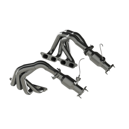 Kooks 22+ Chevrolet C8 Corvette Z06 LT6 1-7/8in. x 2in. SS Tri-Y Headers w/ GREEN Cats Kooks Headers