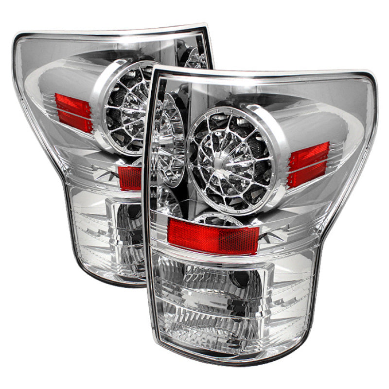 Spyder Toyota Tundra 07-13 LED Tail lights Chrome ALT-YD-TTU07-LED-C SPYDER