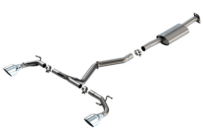 Borla 22-23 Subaru BRZ/Toyota GR86 2.4L RWD AT/MT S-Type Catback Exhaust - Polished Tips Borla