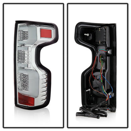 Spyder Chevy Silverado 19-20 (Do Not Fit Halogen Model) LED Tail Light - Chrome ALT-YD-CS19LED-C SPYDER