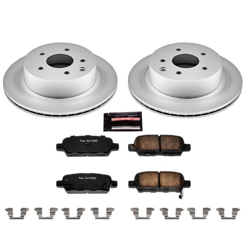 Power Stop 03-05 Infiniti G35 Rear Z17 Evolution Geomet Coated Brake Kit PowerStop
