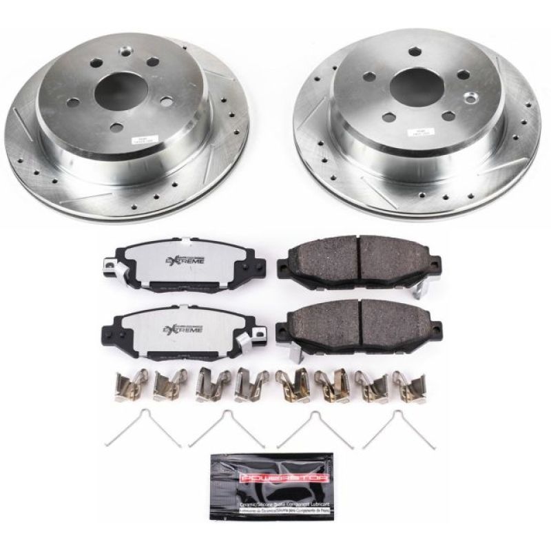 Power Stop 92-98 Lexus SC300 Rear Z26 Street Warrior Brake Kit PowerStop