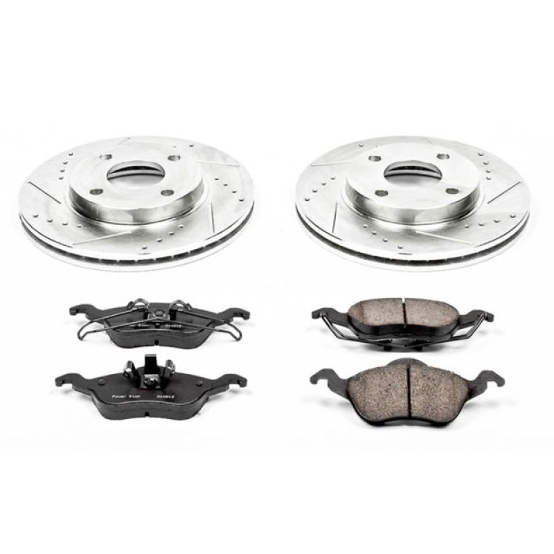 Power Stop 00-04 Ford Focus Front Z23 Evolution Sport Brake Kit PowerStop