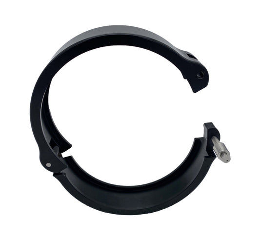 Granatelli Dual Seal Clamp 3.5" (89mm) Clamshell Clamp Spare, Each - Aluminum Black - Part 318535CS