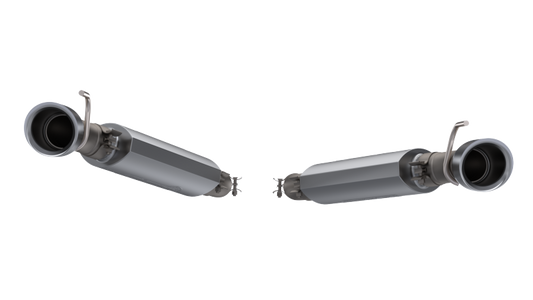 QTP 16-18 Chevrolet Camaro SS 6.2L 304SS AR3 Axle Back Exhaust w/4.5in Dual Tips QTP