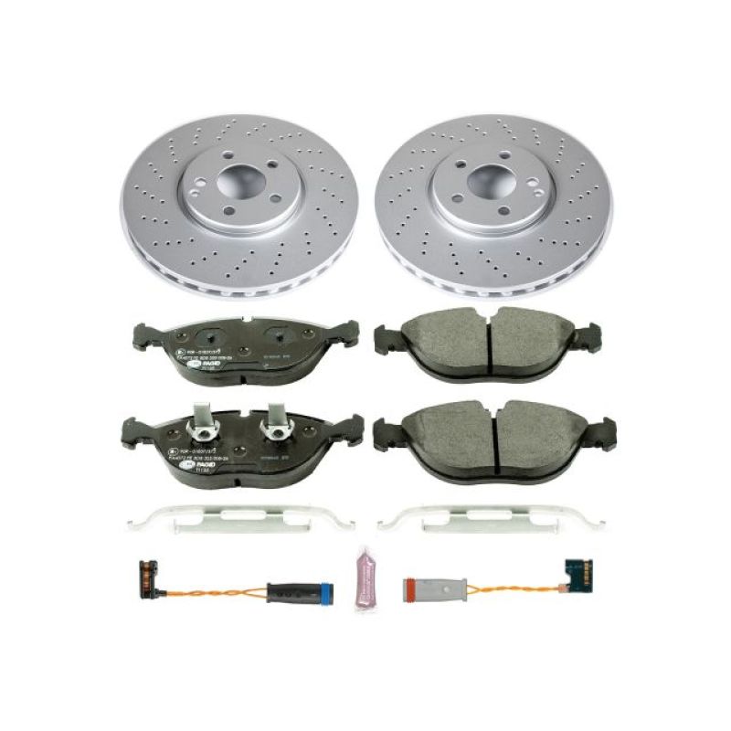 Power Stop 04-05 Mercedes-Benz E500 Front Euro-Stop Brake Kit PowerStop