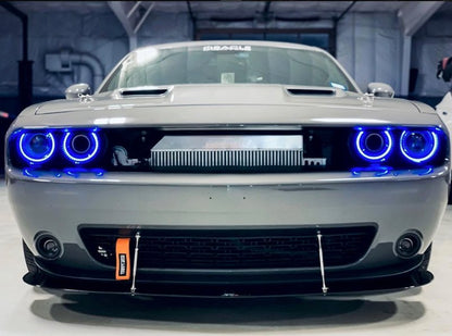 Oracle 15-21 Dodge Challenger Dynamic Surface Mount Headlight Halo Kit - ColorSHIFT - Dynamic ORACLE Lighting