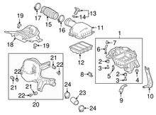 Load image into Gallery viewer, OEM Honda Engine Air Filter Element/Accord L4 1.5L 2018-2023 (17220-6A0-A00) X1