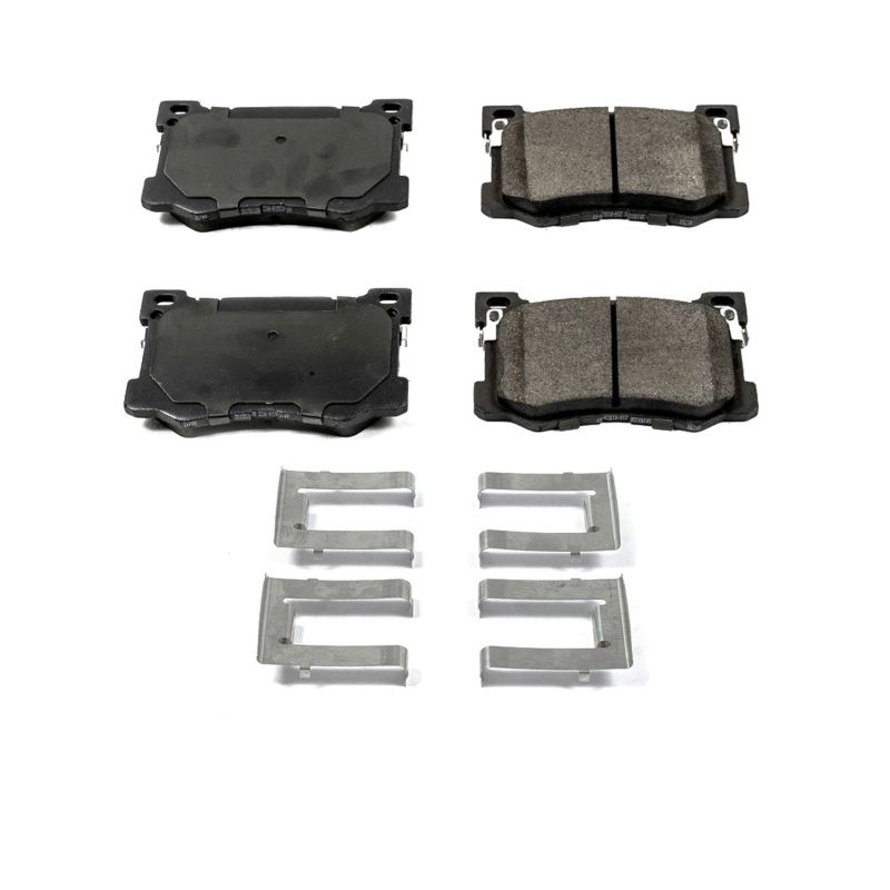 Power Stop 17-19 Genesis G80 Front Z17 Evolution Ceramic Brake Pads w/Hardware PowerStop