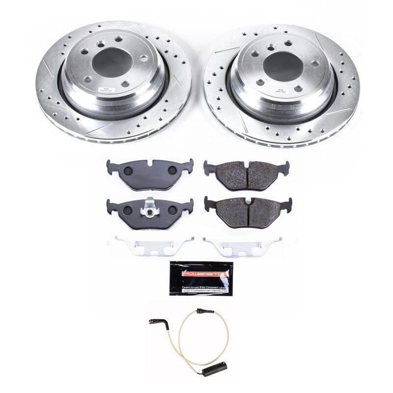 Power Stop 97-03 BMW 540i Rear Track Day Brake Kit PowerStop