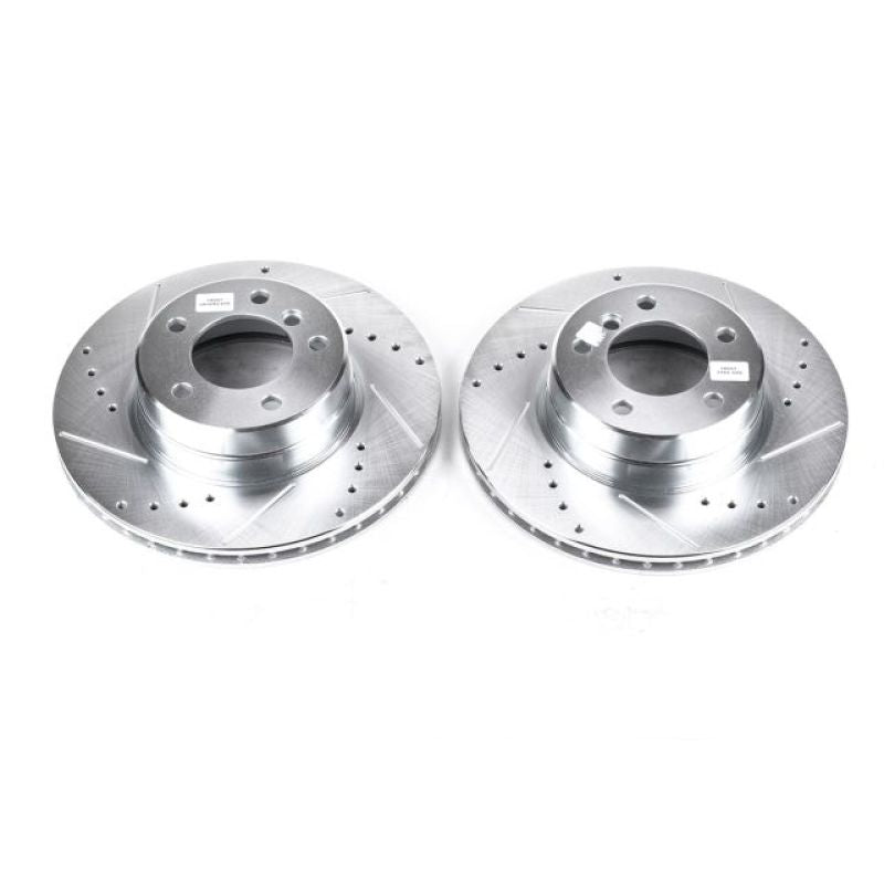 Power Stop 04-07 BMW 525i Front Evolution Drilled & Slotted Rotors - Pair PowerStop