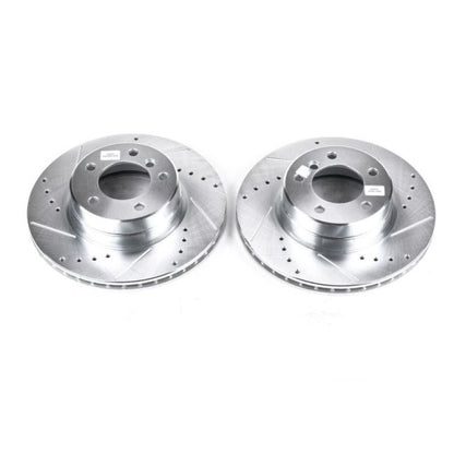 Power Stop 04-07 BMW 525i Front Evolution Drilled & Slotted Rotors - Pair PowerStop