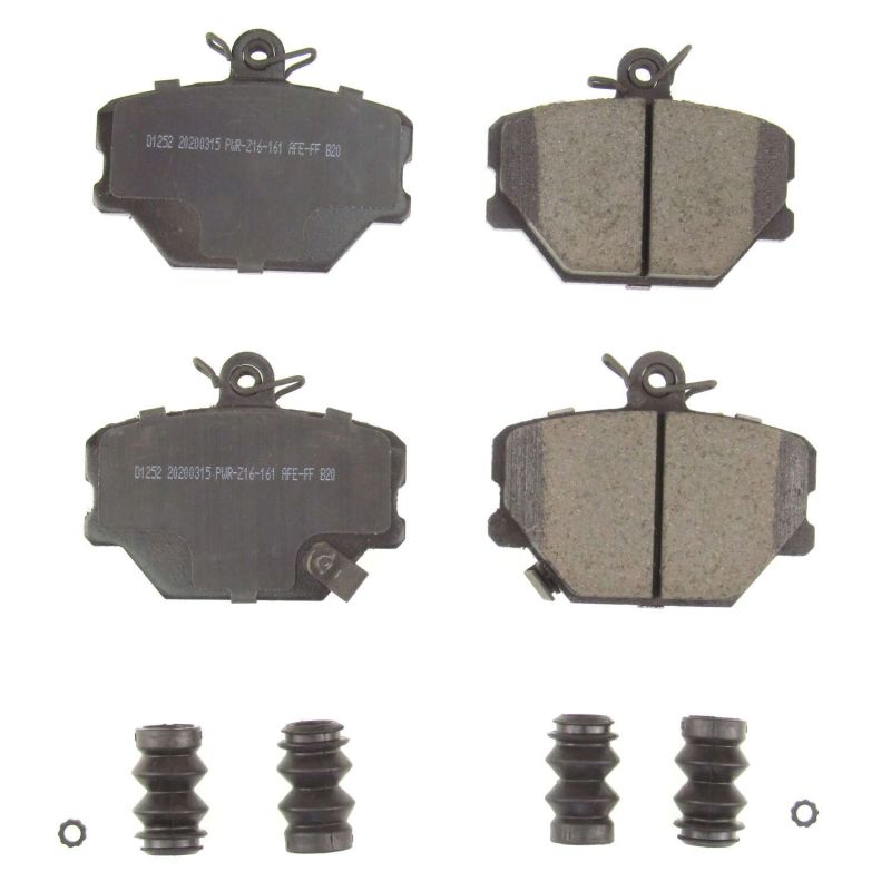 Power Stop 05-16 Smart Fortwo Front Z17 Evolution Ceramic Brake Pads w/Hardware PowerStop