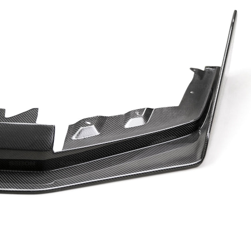 Seibon FL18SBIMP-CW CW-Style Carbon Fiber Front Lip for 2018–2021 Subaru WRX / STi
