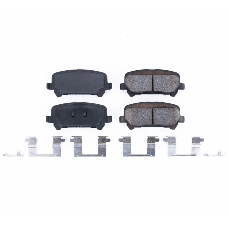 Power Stop 15-19 Chevrolet Colorado Rear Z17 Evolution Ceramic Brake Pads w/Hardware PowerStop