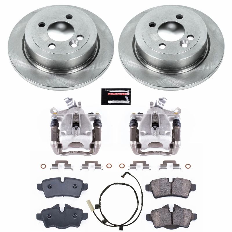 Power Stop 07-10 Mini Cooper Rear Autospecialty Brake Kit w/Calipers PowerStop