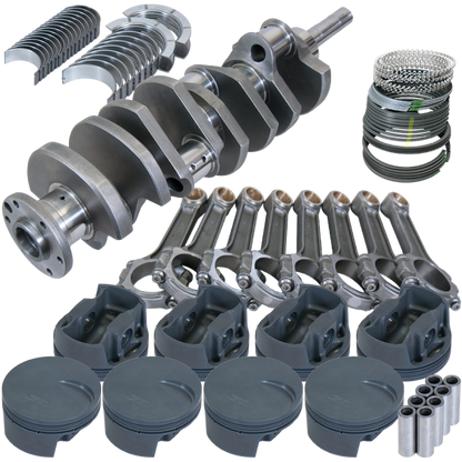 Eagle Ford 429/460 4.300in Crank 6.800in I-Beam Rods -3cc Flat Top 4.440in Pistons Rotating Assembly