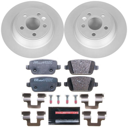 Power Stop 07-11 Volvo S80 Rear Euro-Stop Brake Kit PowerStop