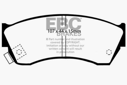 EBC GreenStuff Front Brake Pads - DP2762 EBC