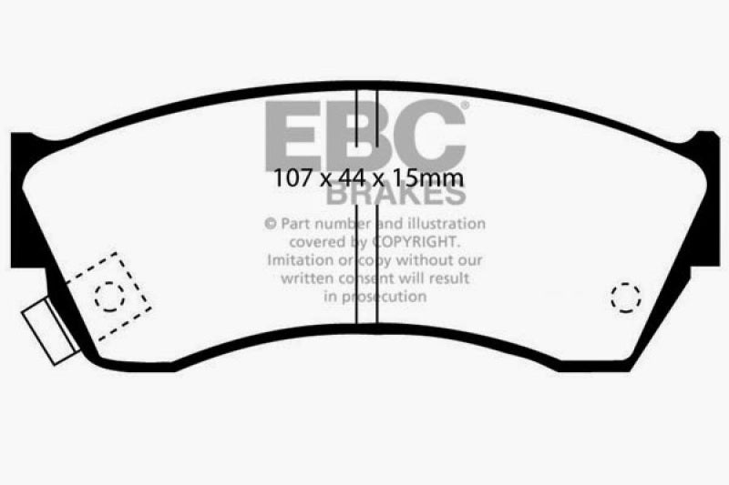 EBC GreenStuff Front Brake Pads - DP2762