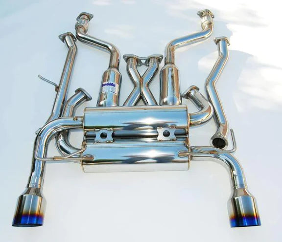 Invidia 02-08 Nissan 350z Gemini Single Layer Titanium Tip Cat-back Exhaust Invidia