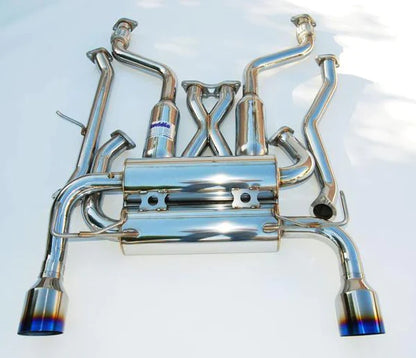 Invidia 02-08 Nissan 350z Gemini Single Layer Titanium Tip Cat-back Exhaust Invidia