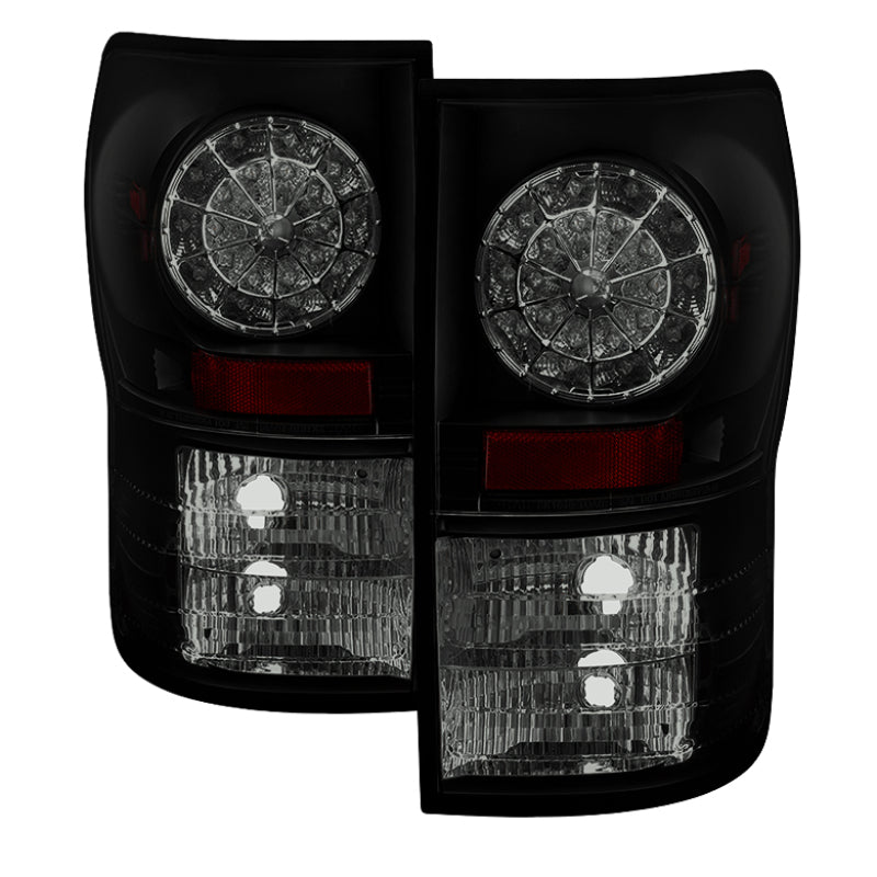 Spyder Toyota Tundra 07-13 LED Tail lights Black Smoke ALT-YD-TTU07-LED-BSM SPYDER