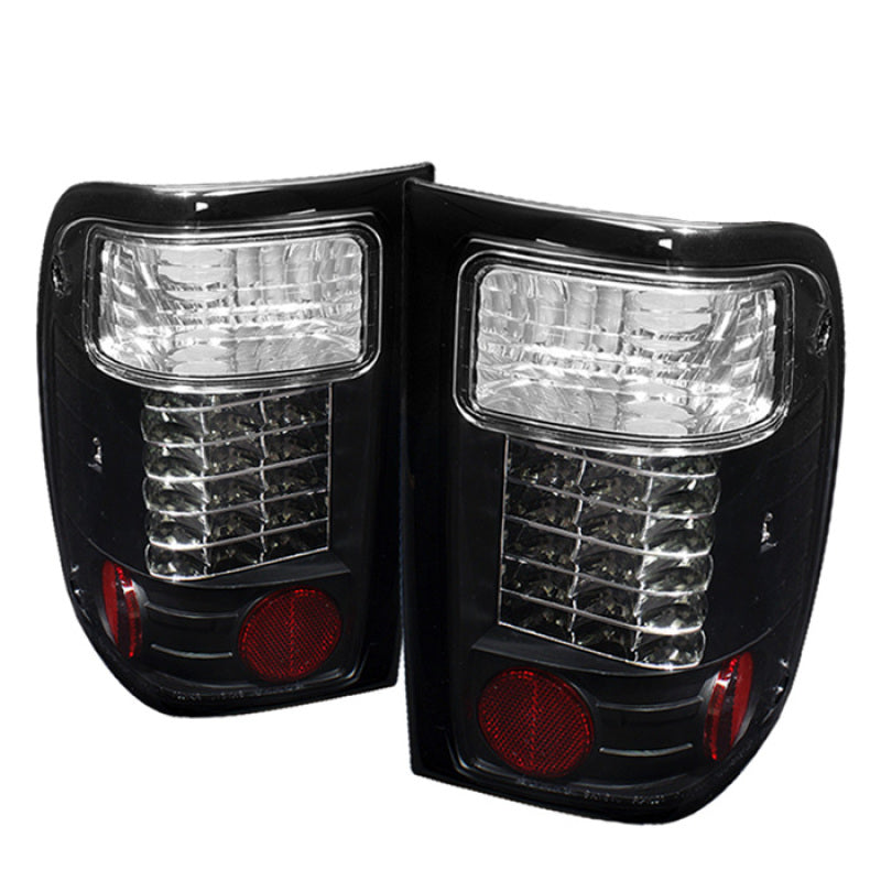 Spyder Ford Ranger 01-05 LED Tail Lights Black ALT-YD-FR98-LED-BK SPYDER