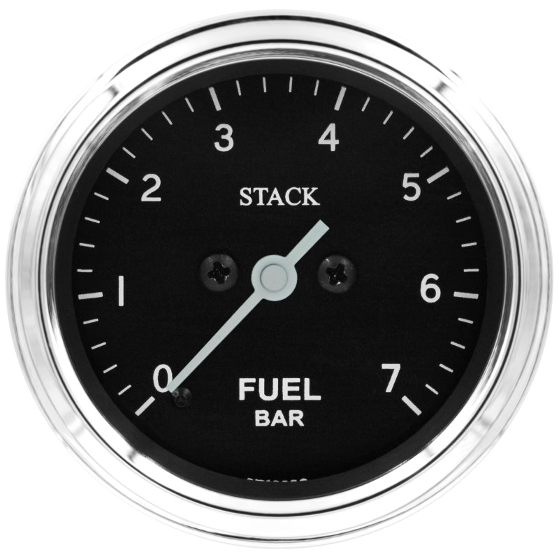 Autometer Stack 52mm 0-7 Bar M10 Male Pro Stepper Motor Fuel Pressure Gauge - Classic ST3305C