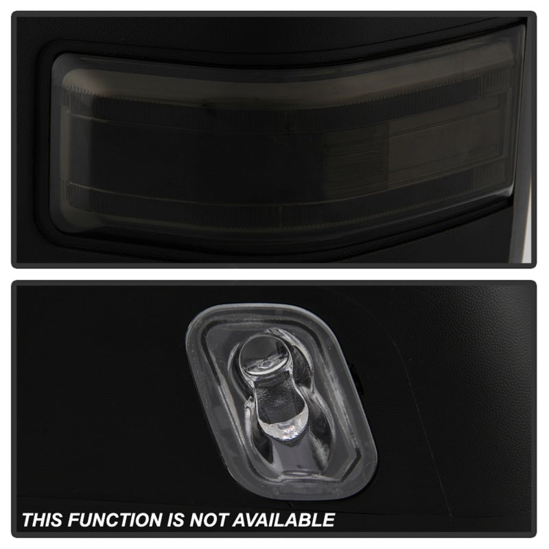 xTune 99-07 Ford Super Duty Heated LED Signal Power Mirrors - Smk (Pair) (MIR-FDSD99S-G4-PW-SM-SET) SPYDER