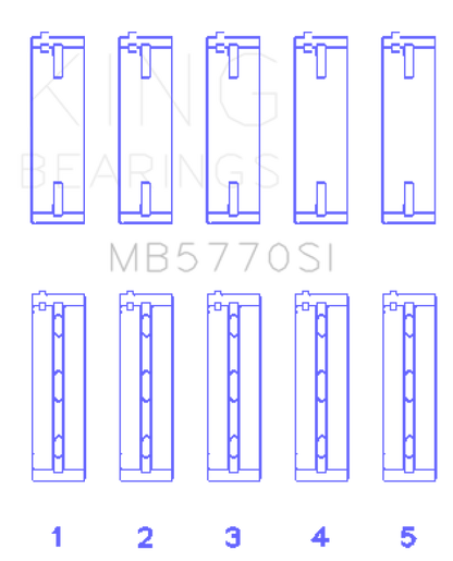 King Engine Bearings Nissan Main Bearing Set