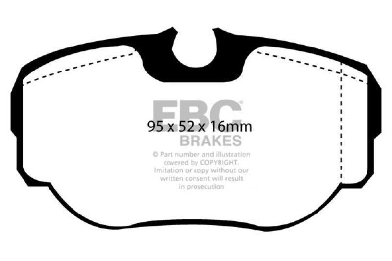 EBC Ultimax2 Rear Brake Pads - UD493 EBC