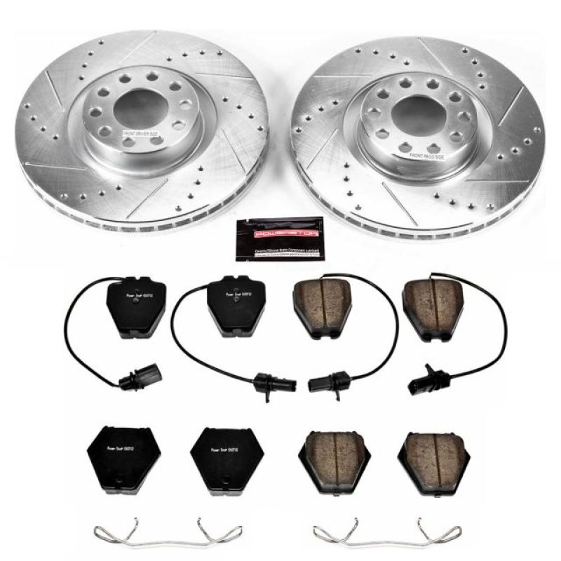 Power Stop 00-04 Audi A6 Quattro Front Z23 Evolution Sport Brake Kit