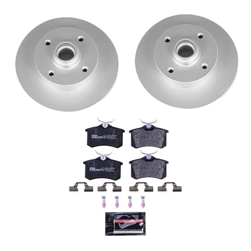 Power Stop 92-90 Volkswagen Corrado Rear Euro-Stop Brake Kit PowerStop