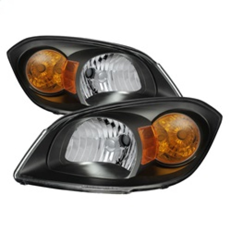 Xtune Chevy Cobalt 05-10 Crystal Headlights Black HD-JH-CCOB05-AM-BK SPYDER