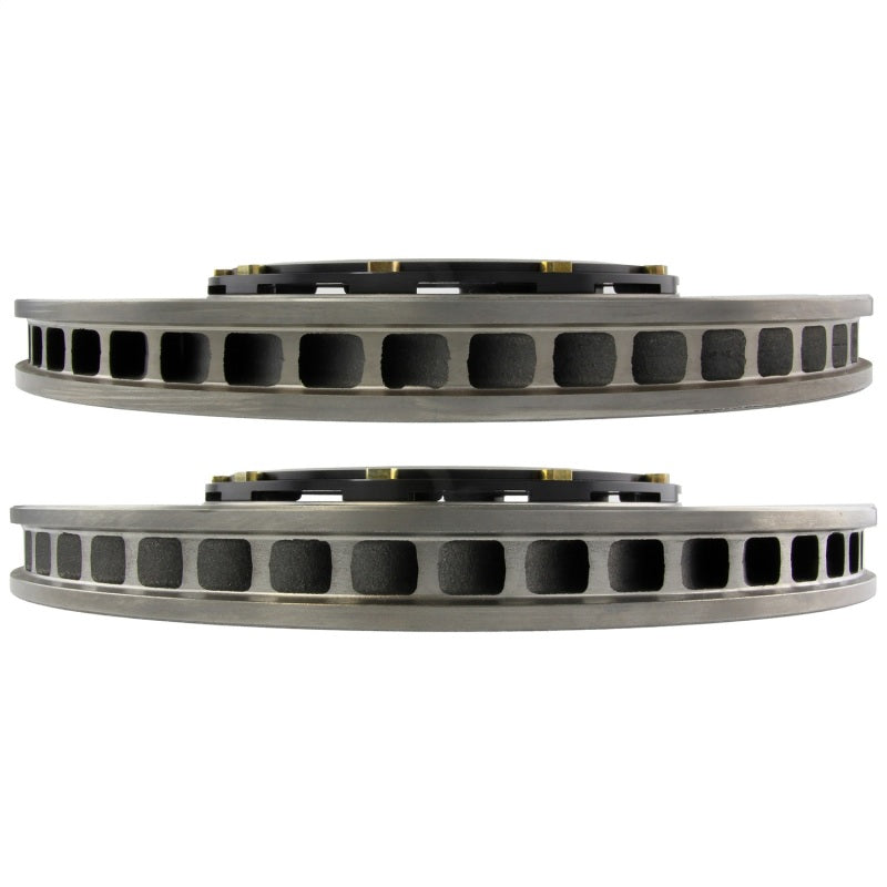 StopTech 13-14 Ford Mustang Shelby GT500 AeroRotor Direct Replacement 2pcs Slotted Front Rotor Pair Stoptech