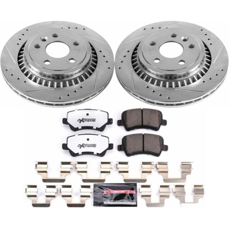 Power Stop 10-17 Volvo XC60 Rear Z36 Truck & Tow Brake Kit