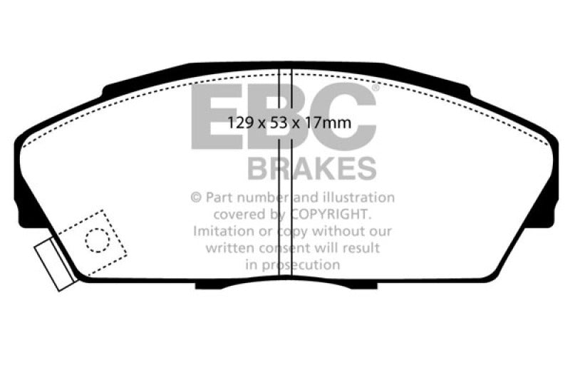 EBC RedStuff Front Brake Pads - DP3719/2C EBC