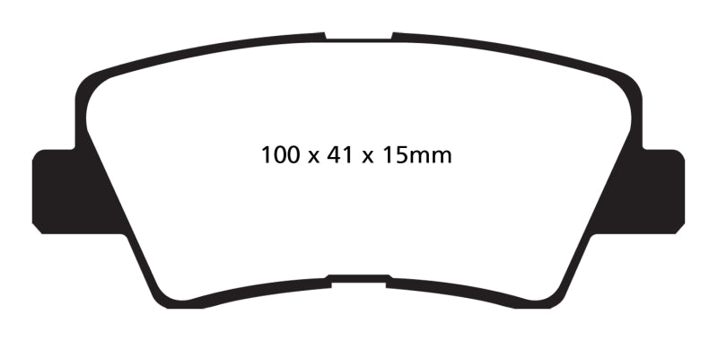EBC GreenStuff Rear Brake Pads - DP22031 EBC