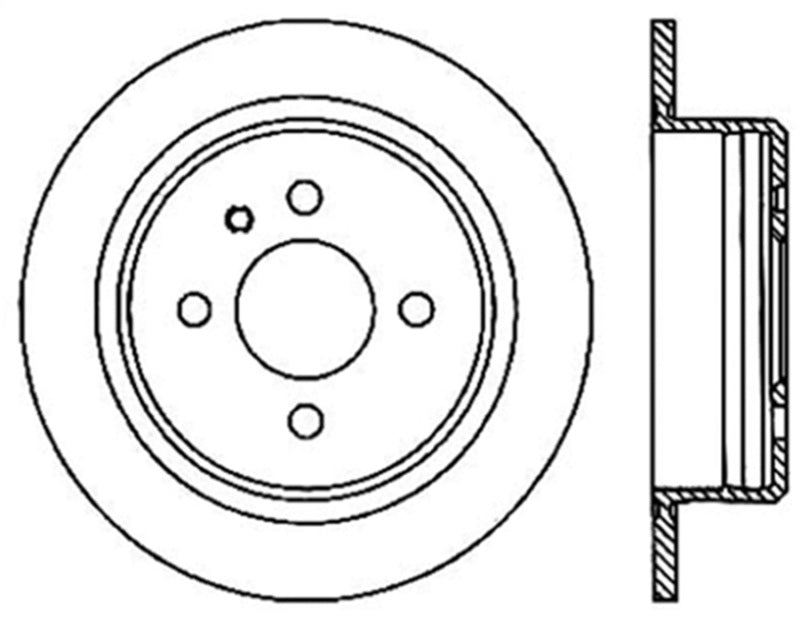 StopTech Drilled Sport Brake Rotor Stoptech