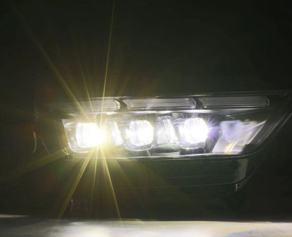 AlphaRex 880262 15-17 Ford Mustang NOVA LED Proj Headlights Black w/Activ Light/Seq Signal/Switch DRL